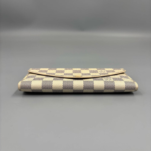 Louis Vuitton Josephine Wallet Damier Azur White
