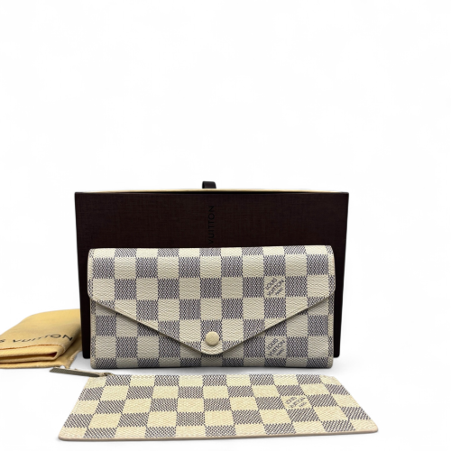 Louis Vuitton Josephine Wallet Damier Azur White
