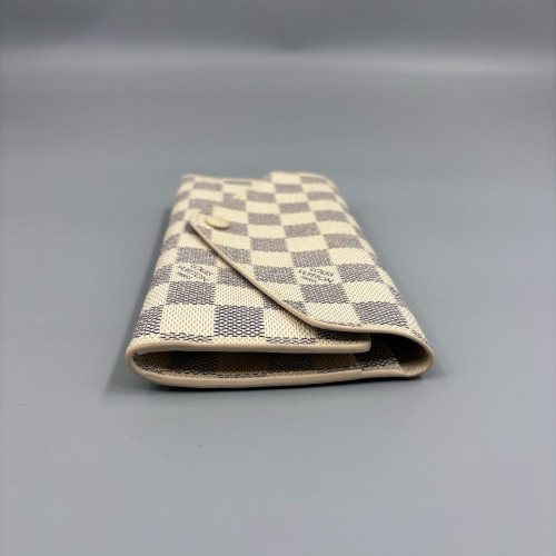 Louis Vuitton Josephine Wallet Damier Azur White