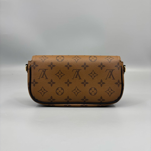 Louis Vuitton Ivy Wallet On Chain Reverse Monogram Brown Black