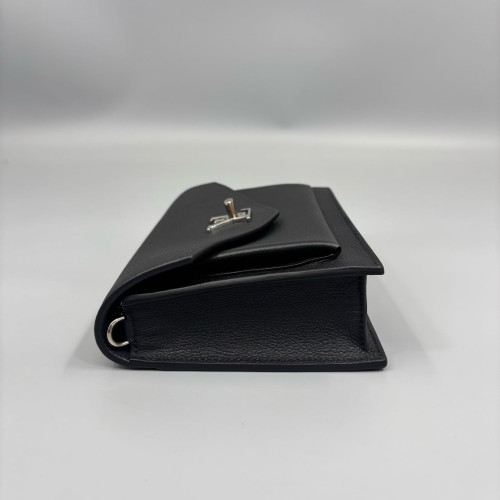 Louis Vuitton Mylockme Chain Pochette Calfskin Black