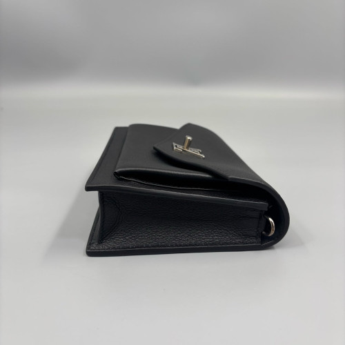 Louis Vuitton Mylockme Chain Pochette Calfskin Black