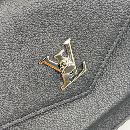 Louis Vuitton Mylockme Chain Pochette Calfskin Black