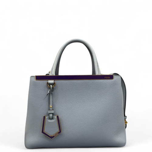 Fendi Petite 2jours Calfskin Light Blue