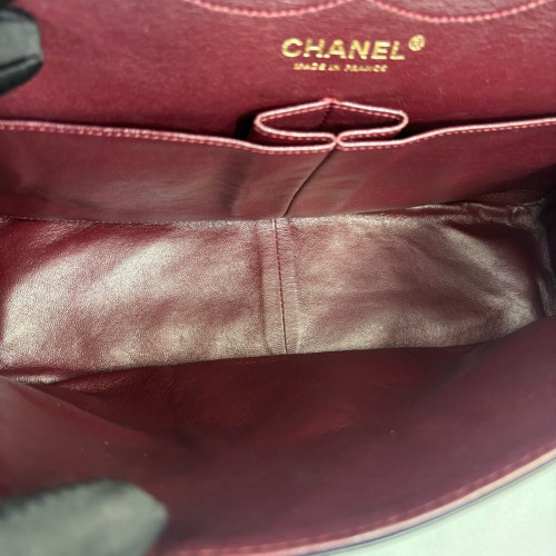 Chanel Quilted 2.55 227 Reissue Double Flap Calfskin Black
