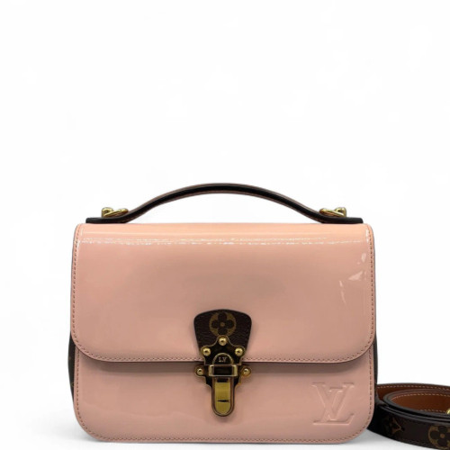 Louis Vuitton Cherrywood BB Vernis Monogram Pink Brown