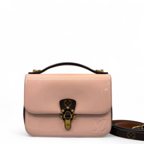 Louis Vuitton Cherrywood BB Vernis Monogram Pink Brown
