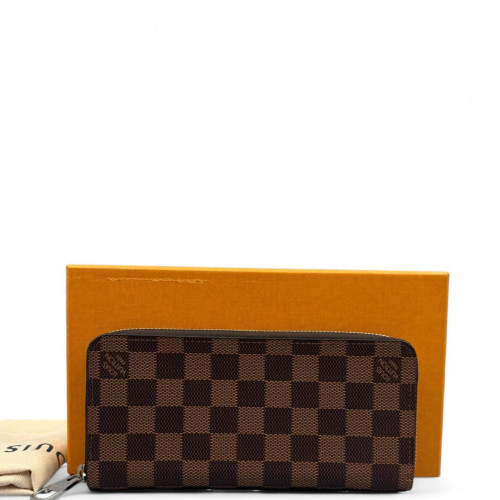 Louis Vuitton Zippy Wallet Damier Ebene Brown