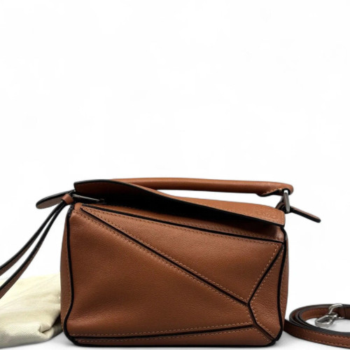 Loewe Mini Puzzle Calfskin Tan Loewe Mini Puzzle Calfskin Tan