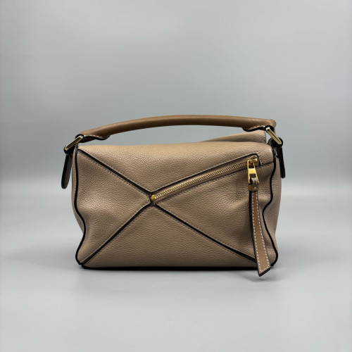 Loewe Small Puzzle Grained Calfskin Natural Tan
