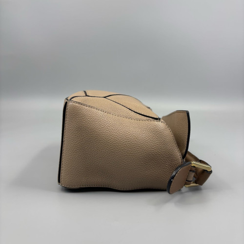 Loewe Small Puzzle Grained Calfskin Natural Tan