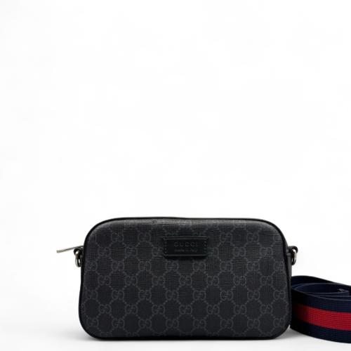 Gucci Web Camera Case GG Monogram Black