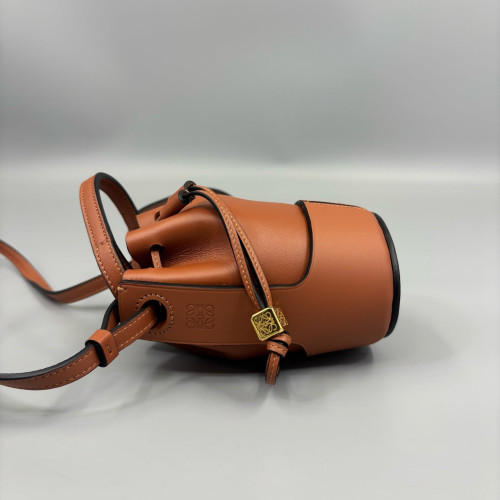 Loewe Nano Balloon Bucket Calfskin Tan