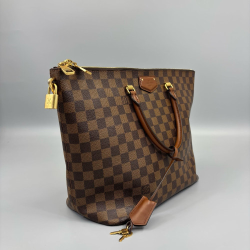 Louis Vuitton Belmont Mm Damier Ebene Brown