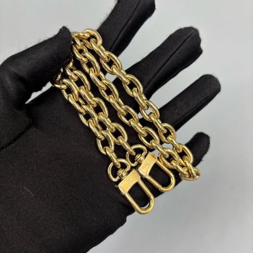 Louis Vuitton Ivy Wallet On Chain Reverse Monogram Brown Black