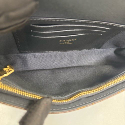 Louis Vuitton Ivy Wallet On Chain Reverse Monogram Brown Black