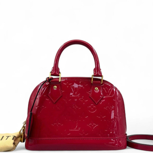 Louis Vuitton Alma BB Vernis Fuchsia