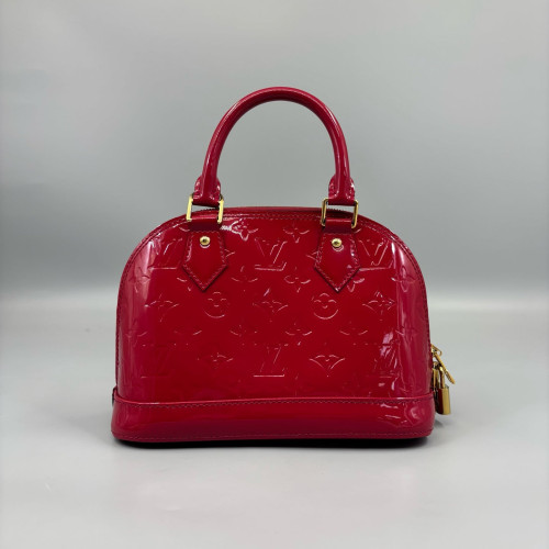 Louis Vuitton Alma BB Vernis Fuchsia