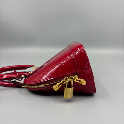 Louis Vuitton Alma BB Vernis Fuchsia
