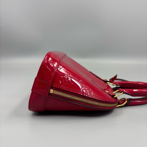 Louis Vuitton Alma BB Vernis Fuchsia