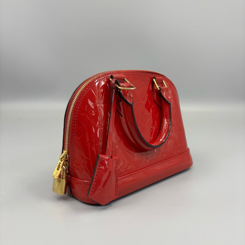 Louis Vuitton Alma BB Vernis Fuchsia