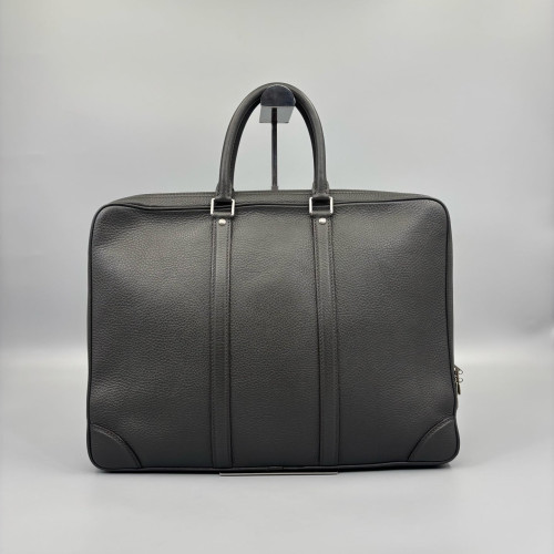 Louis Vuitton Porte Documents Voyage PM Calfskin Grey Louis Vuitton Porte Documents Voyage PM Calfskin Grey