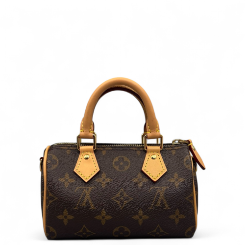 Louis Vuitton Nano Speedy Bandouliere Monogram Brown Louis Vuitton Nano Speedy Bandouliere Monogram Brown