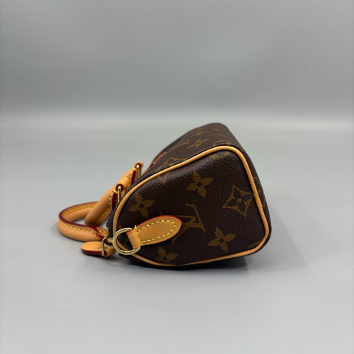 Louis Vuitton Nano Speedy Bandouliere Monogram Brown Louis Vuitton Nano Speedy Bandouliere Monogram Brown