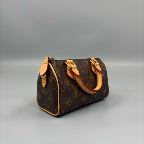 Louis Vuitton Nano Speedy Bandouliere Monogram Brown Louis Vuitton Nano Speedy Bandouliere Monogram Brown