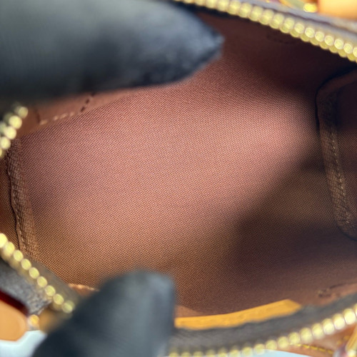 Louis Vuitton Nano Speedy Bandouliere Monogram Brown Louis Vuitton Nano Speedy Bandouliere Monogram Brown
