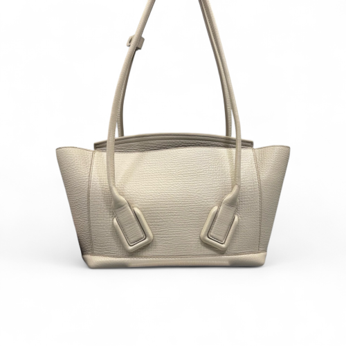 Bottega Veneta Small Arco Grained Calfskin White