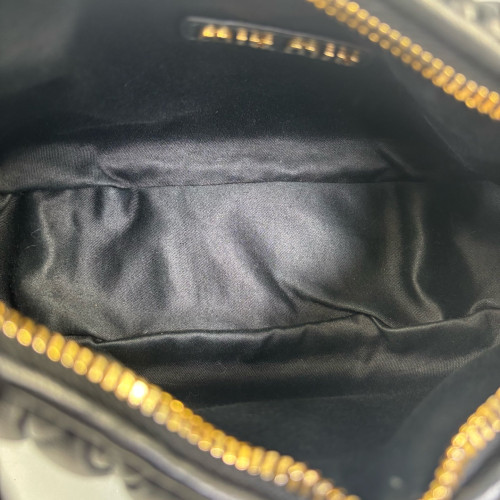 Miu Miu Mini Wander Hobo Calfskin Black Miu Miu Mini Wander Hobo Calfskin Black