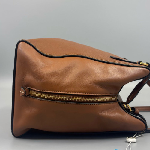 Miu Miu Tote Bag Grained Calfskin Tan
