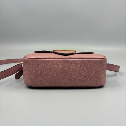 Burberry Crossbody Bag House Check Pink Brown