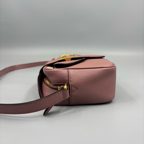 Burberry Crossbody Bag House Check Pink Brown