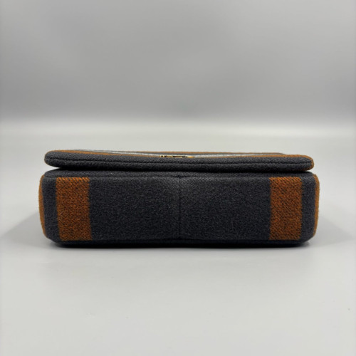 Burberry Small Lola Crossbody Bag House Check Brown Black Grey