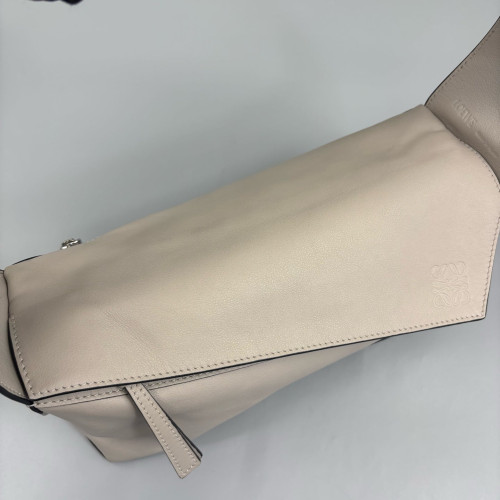 Loewe Puzzle Hobo Calfskin Light Grey