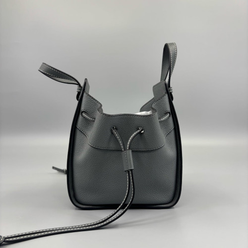 Loewe Mini Hammock Grained Calfskin Grey