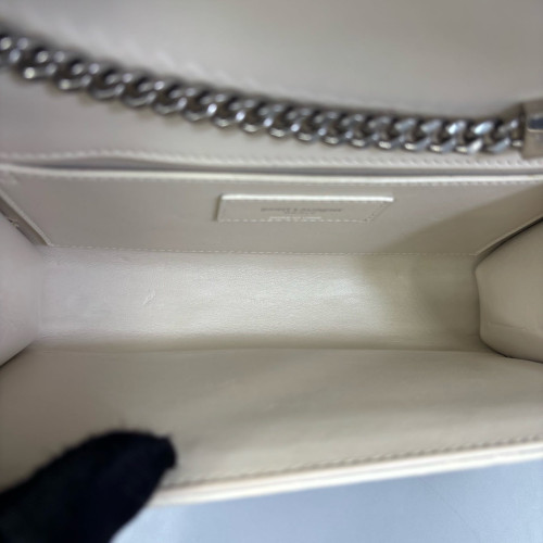 Yves Saint Laurent Small Kate Crossbody Bag Snakeskin Beige