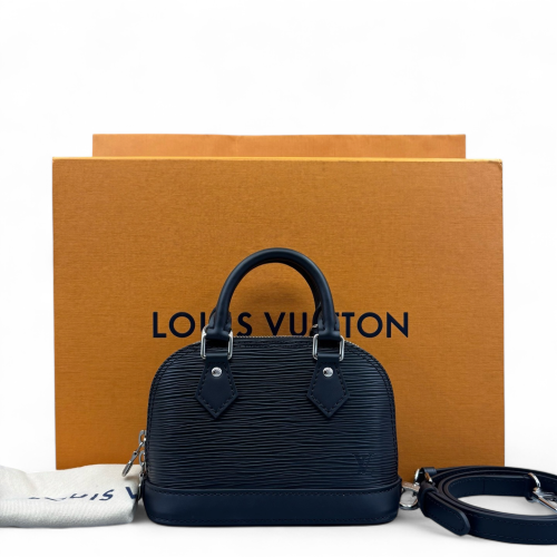 Louis Vuitton Nano Alma Epi Black