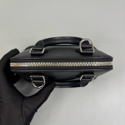 Louis Vuitton Nano Alma Epi Black