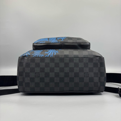 Louis Vuitton Josh Backpack Damier Graphite Black