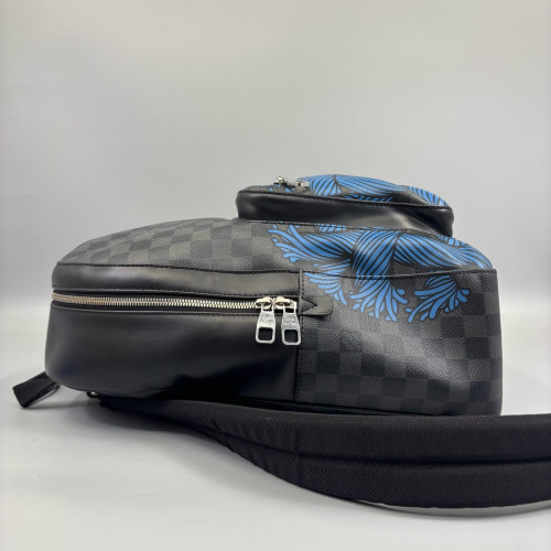 Louis Vuitton Josh Backpack Damier Graphite Black