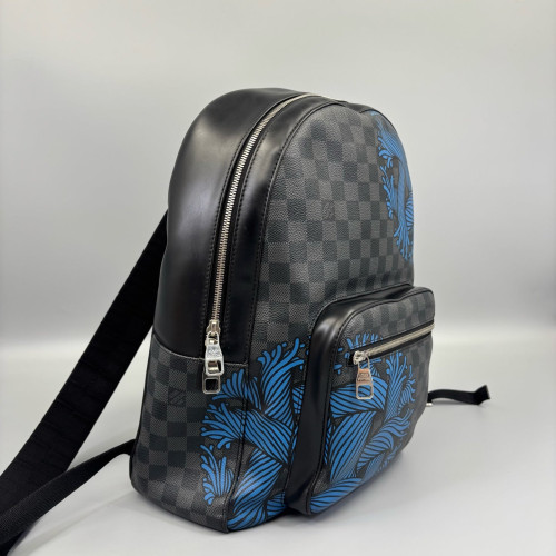Louis Vuitton Josh Backpack Damier Graphite Black