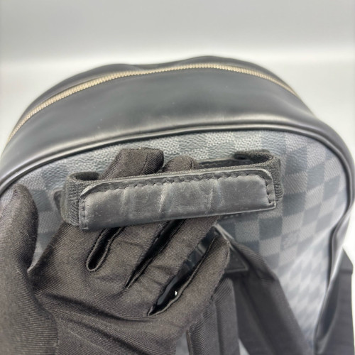 Louis Vuitton Josh Backpack Damier Graphite Black