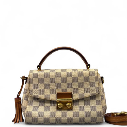 Louis Vuitton Croisette Damier Azur White