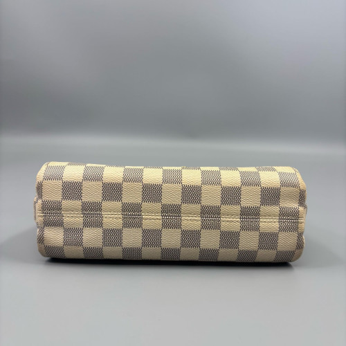 Louis Vuitton Croisette Damier Azur White