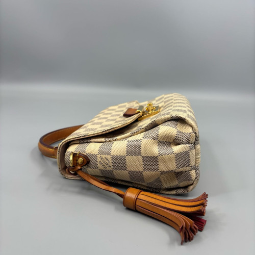 Louis Vuitton Croisette Damier Azur White