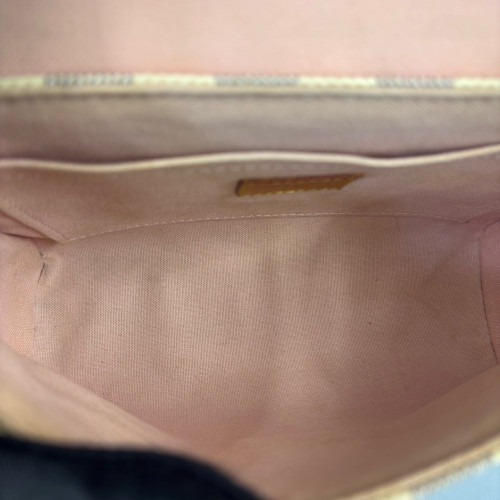 Louis Vuitton Croisette Damier Azur White