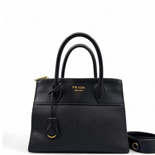 Prada Medium Esplanade Saffiano Calfskin Black